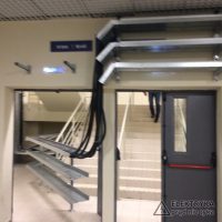 Trasy kablowe na stadionie w Sankt Petersburgu