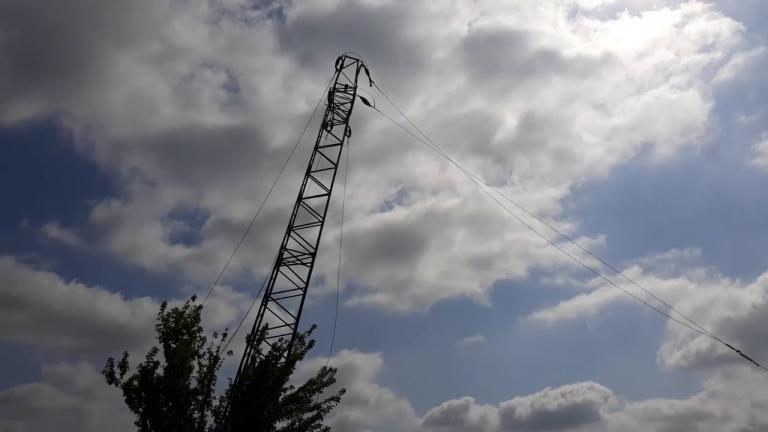 Szybki demontaż słupa linii 15 kV