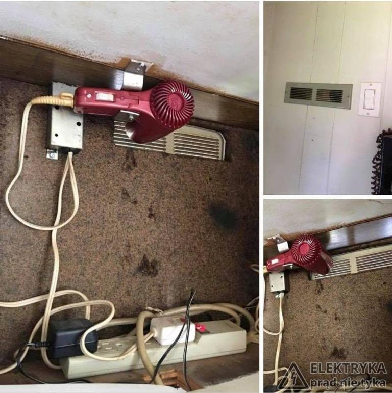 System dystrybucji ciepłego powietrza