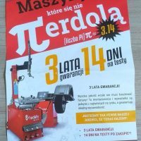 Maszyny na gwarancji się nie pierdolą