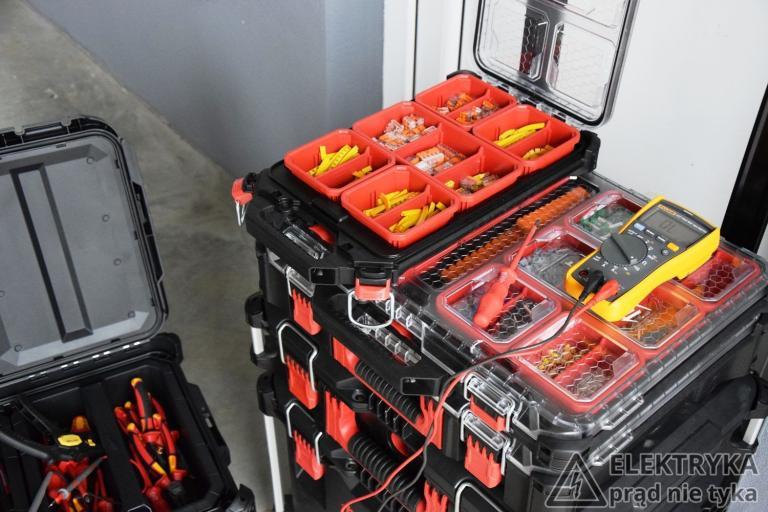 Milwaukee PACKOUT – mobilny warsztat elektryka