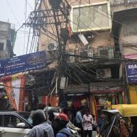 Hinduska instalacja elektryczna New Delhi