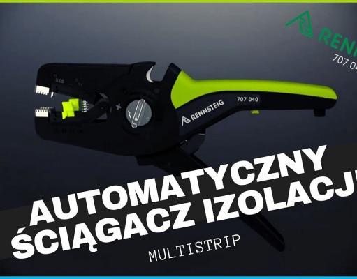 Automatyczny Ściągacz Izolacji 0,08 – 16 mm2 MULTISTRIP 16 – wielozakresowe narzędzie ręczne