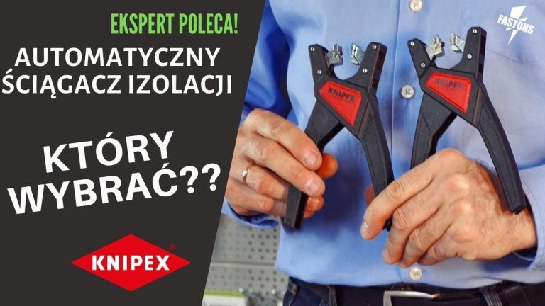 Automatyczne szczypce do ściągania izolacji 12 64 180 i szczypce automatyczne do usuwania izolacji KNIPEX 12 74 180 SB. Poznaj je bliżej!