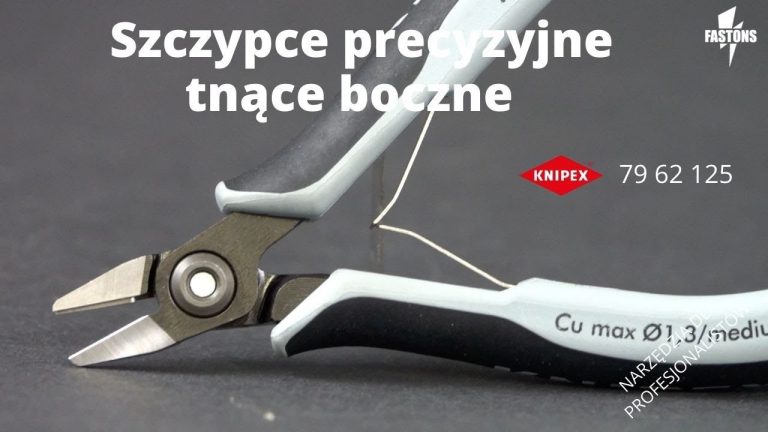 Szczypce precyzyjne tnące boczne dla elektroników KNIPEX 79 62 125 ES. Zobacz co oferują?