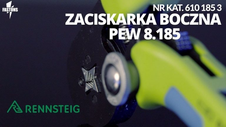 Zacisk w kwadrat – w tym pomaga zaciskarka PEW 8 185 od RENNSTEIG 610 185 3!