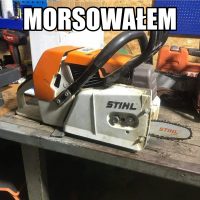 Kiedy wyjdziesz z przerębla z piłą mechaniczną