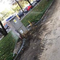Zraszacz skrzynki elektrycznej