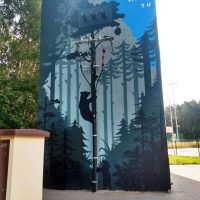 Mural misie tu podoba