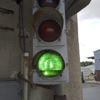 zielony alarm