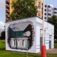 stacja trafo mural