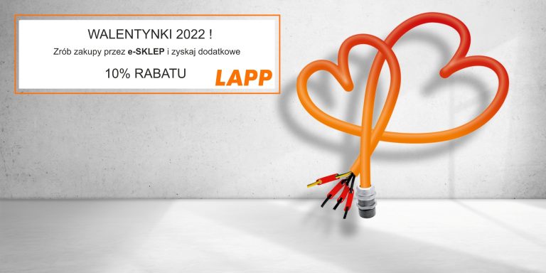10% rabatu w LAPP z okazji Walentynek