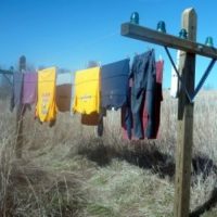 suszarka na pranie na slupie