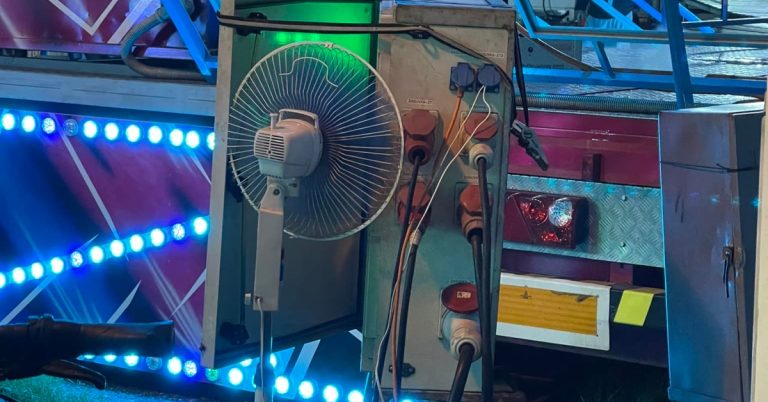 Prowizorka w wesołym miasteczku