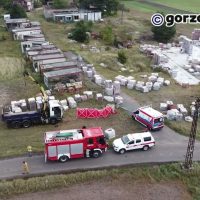 Śmiertelne porażenie prądem podczas rozładunku materiałów budowlanych