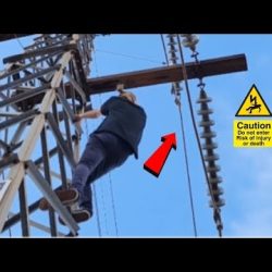 Dlaczego NIE wspinać się na słup energetyczny?