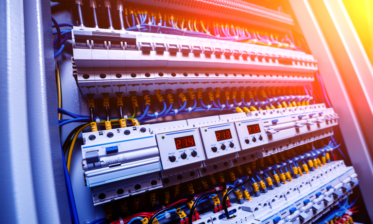 Szafa elektryczna i modułowe zabezpieczenia instalacyjne