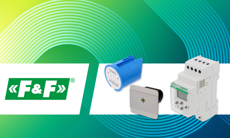 Inteligentne elementy instalacji elektrycznej od F&F. Automatyka domowa, oszczędność energii i intuicyjna obsługa