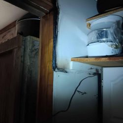 pozar na linii gazowej