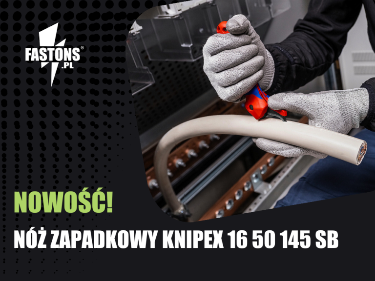 Nóż zapadkowy Knipex 16 50 145 SB — co to za narzędzie?