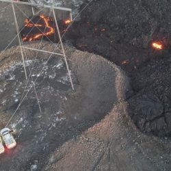 maszt elektroenergetyczny na islandii