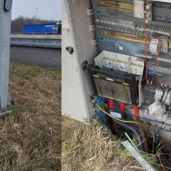 kradziez infrastruktury oswietleniowej