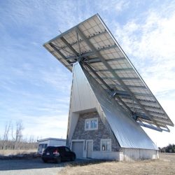 solar tracker house