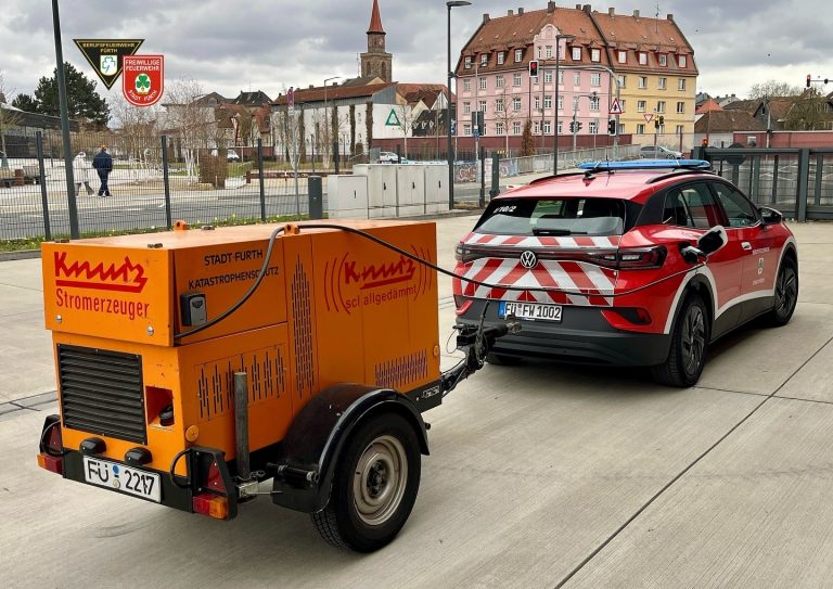 Elektryczny Volkswagen ID4 na wyposażeniu niemieckich strażaków