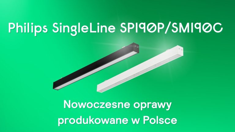 Philips SingleLine – nowa rodzina opraw do biur z polskiej fabryki Signify