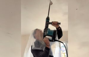 Osłona przeciwpyłowa na budowę