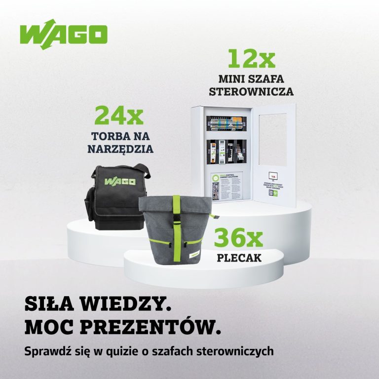 „Siła wiedzy, Moc prezentów” – świąteczny quiz wiedzy o szafach sterowniczych WAGO