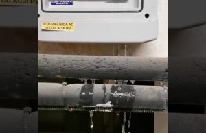 Wyciek z instalacji PV po powodzi