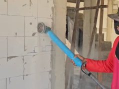 Bruzdownica na wysięgniku