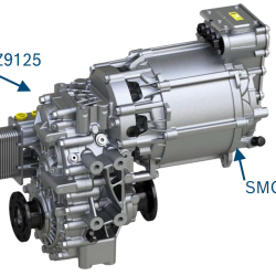 Napęd układu jazdy – silnik BOSCH SMG220 i przekładnia eGFZ9125 firmy Bosch Rexroth