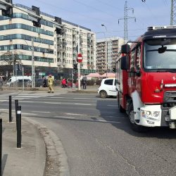 Wrocław Zerwana linia 110kV trakcja tramwajowa