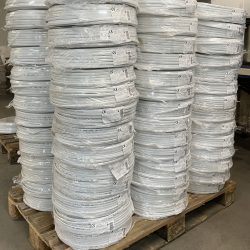 zbadana partia kabli damir paleta Przewód elektryczny trzyżyłowy płaski, typu YDYp żo 3×1,5 mm² 450:750V